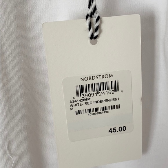 1901 Independent white graphic sweatshirt small NWT - Picture 4 of 6